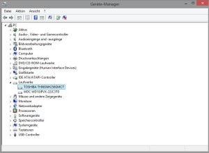 Installierte Laufwerke unter dem Windows-Gerätemanager